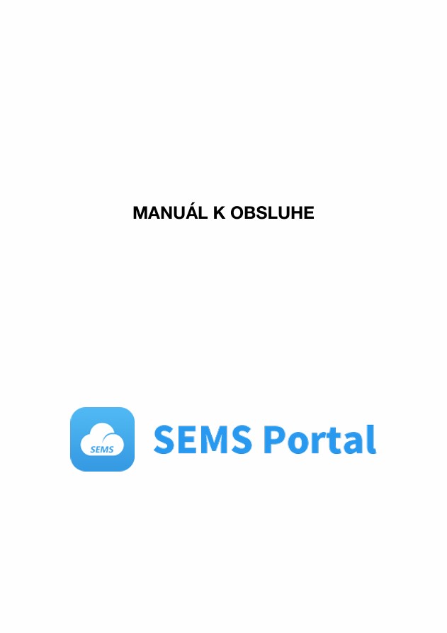 Manuál k obsluhe meniča GoodWe SEMS Portal